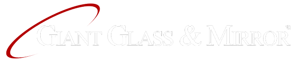 Giant Glass & Mirror Logo White