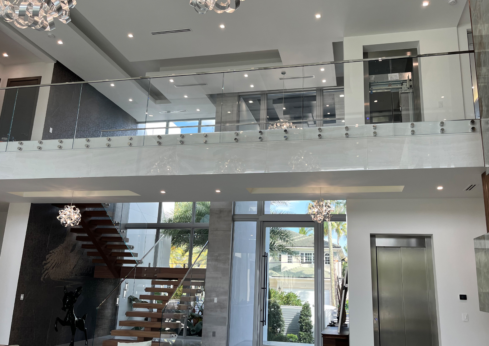 Mirror Railing Interior & Exterior Glass Railings - Giant Glass & Mirror